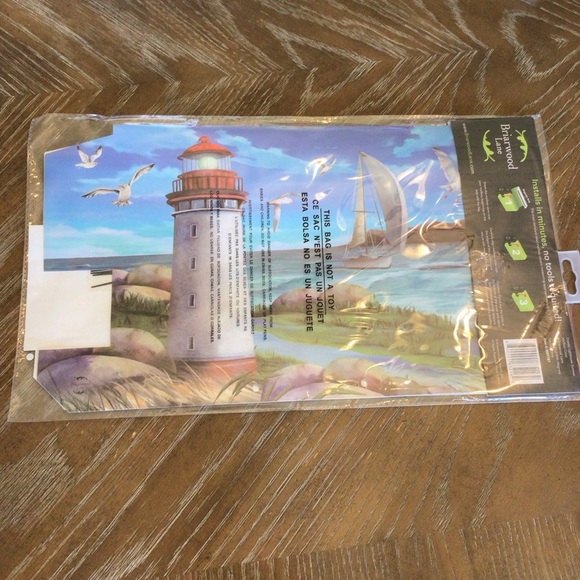 Briarwood Lane Lighthouse Sailboat Beach Summer Magnetic Mailbox Cover-Standard - Picture 4 of 7